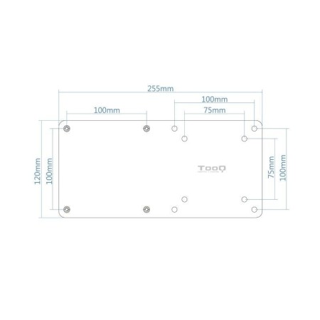 Soporte para miniPC VESA 100x100 TooQ TCCH0007-B/ hasta 3kg