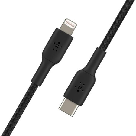 Cable lightning a usb tipo c belkin 1m -  macho - macho -  negro