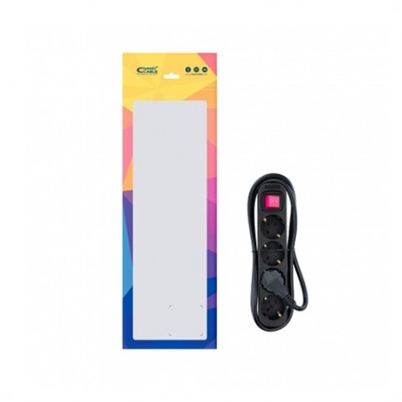 Nanocable Regleta 4 tomas con interruptor Negro