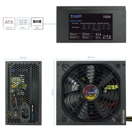 Tooq Fuente Alimentación TQAPOLO-700SP 700W