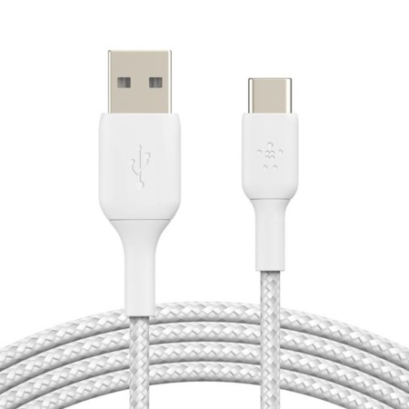 Cable usb tipo c a usb tipo a belkin 2m -  macho - macho -  blanco