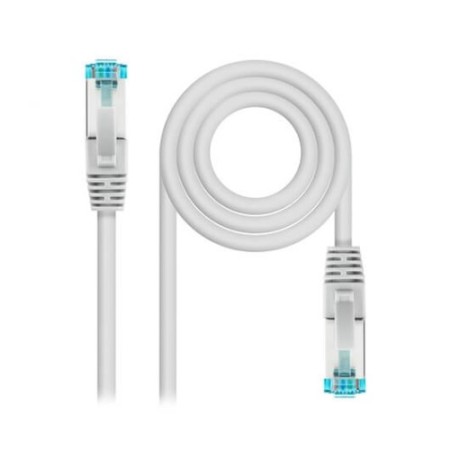 Latiguillo cable red nanocable rj45 lszh cat.7 3m gris 600mhz - 3m - awg26