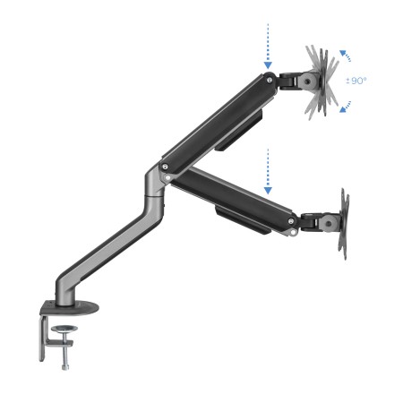 Tooq DB4032TNR-G Soporte mesa monitor/tv 17-32″