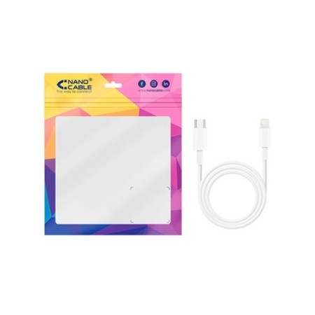 Nanocable Cable Lightning a USB-C 0,5 metros