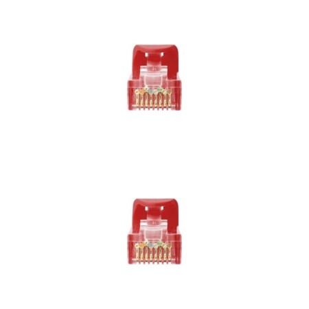 Cable de Red RJ45 UTP Nanocable 10.20.1800-L25-R Cat.6A/ LSZH/ 25cm/ Rojo