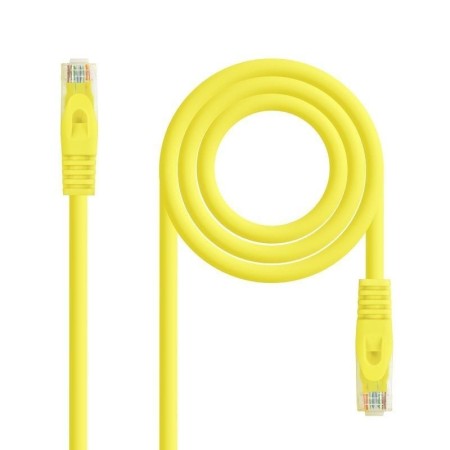 Cable de Red RJ45 UTP Nanocable 10.20.1800-L25-Y Cat.6A/ LSZH/ 25cm/ Amarillo