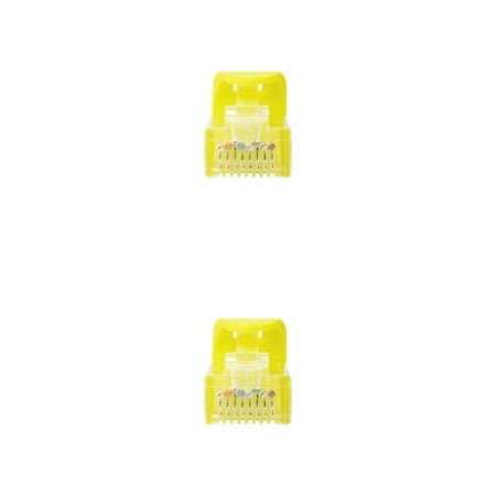 Cable de Red RJ45 UTP Nanocable 10.20.1800-L25-Y Cat.6A/ LSZH/ 25cm/ Amarillo