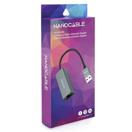 Nanocable Conversor USB 3.0 A Ethernet Gigabit