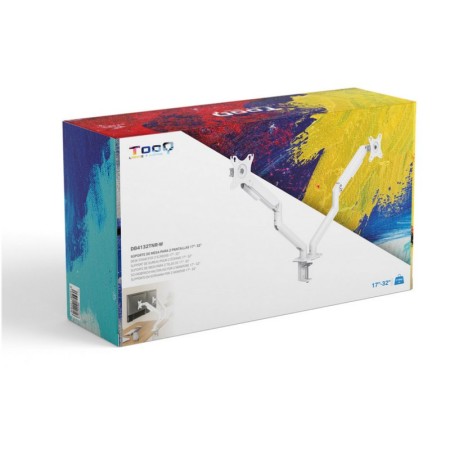 Tooq DB4132TNR-W Soport.mesa 2 monitor/tv 17-32″ B