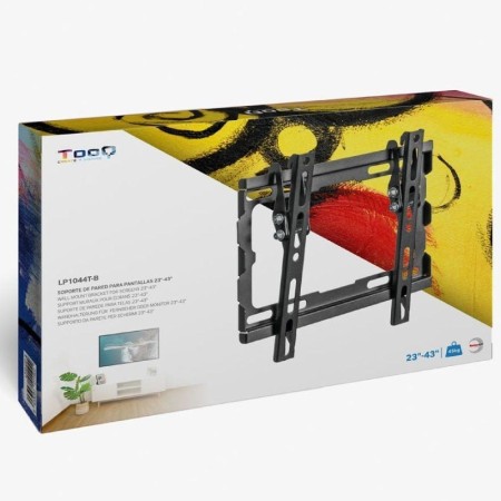 Soporte pared tv television monitor tooq lp1044t - b 23 pulgadas - 43 pulgadas carga maxima 45kg