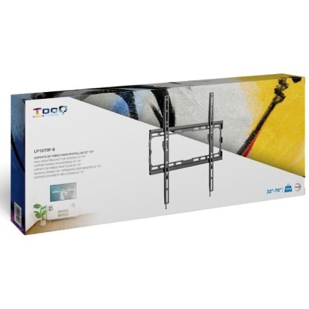 Soporte pared tv television monitor tooq lp1070f - b 32 pulgadas - 70 pulgadas carga maxima 45kg