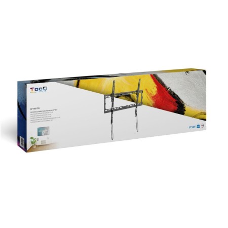 Soporte pared tv television monitor tooq lp1081t - b 37 pulgadas - 80 pulgadas carga maxima 45kg