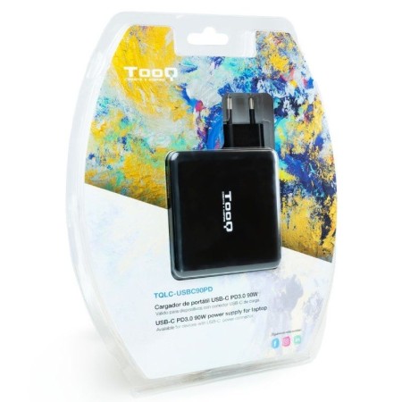 Tooq Cargador portátil conector USB-C 90W
