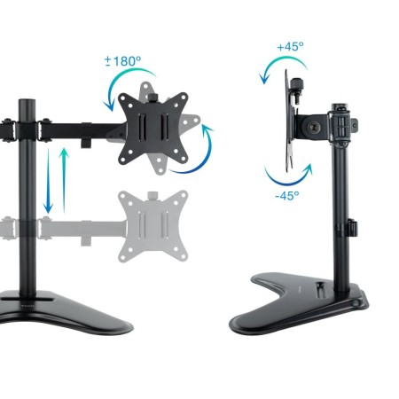 Tooq Soporte mesa DB1702TN-B 2 brazos 17-32″