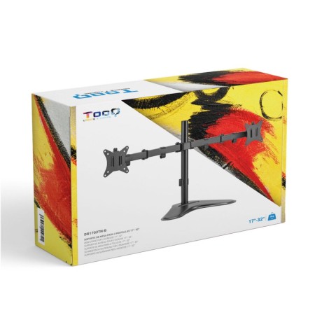 Tooq Soporte mesa DB1702TN-B 2 brazos 17-32″