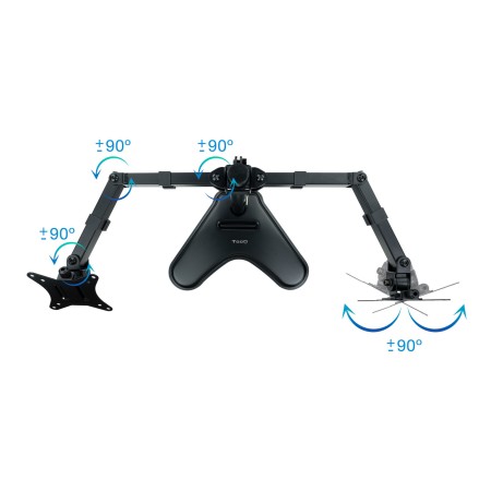 Tooq Soporte mesa DB1702TN-B 2 brazos 17-32″