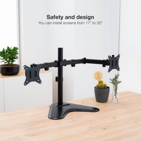 Tooq Soporte mesa DB1702TN-B 2 brazos 17-32″