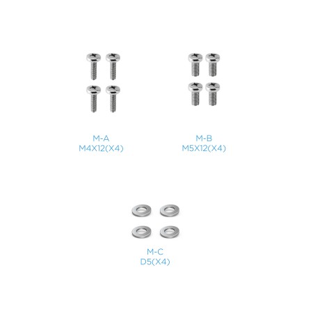 Tooq Soporte mesa DB1703TNV-B 2 brazos Vertical