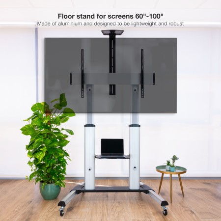 Tooq FS20300M-B Soporte suelo 60″-100″ aluminio co