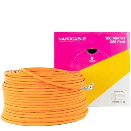 Nanocable Cable Red CAT7 CPR LSZH AWG23 100M