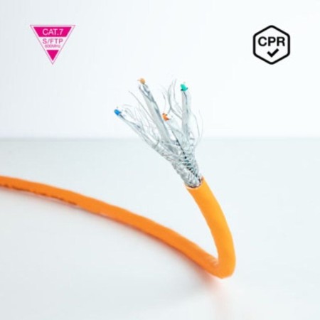 Nanocable Cable Red CAT7 CPR LSZH AWG23 100M