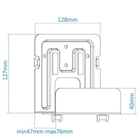 Tooq Soporte universal pared Router Reprod. Multim