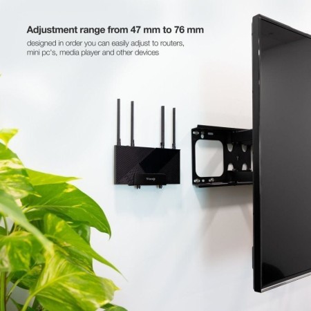 Tooq Soporte universal pared Router Reprod. Multim