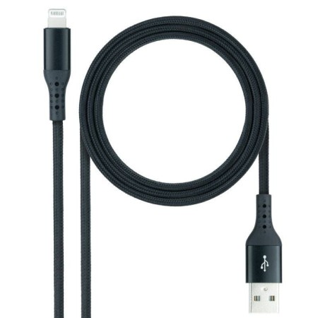 Nanocable Cable Lightining-USB A/M, Negro, 1 M