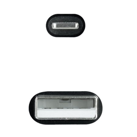 Nanocable Cable Lightining-USB A/M, Negro, 1 M