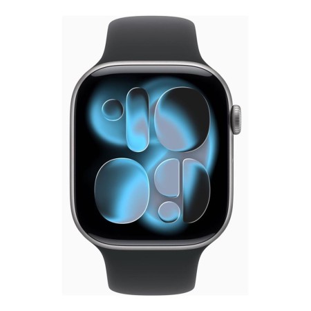 Smartwatch apple watch s11 gps  cellular 46mm space grey aluminium case  black sport band -  m - l