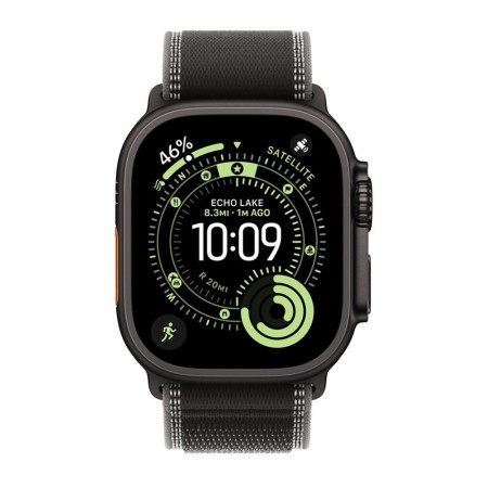 Smartwatch apple watch ultra 3 gps  cellular 49mm black titanium case  black - charcoal trail loop -  s - m