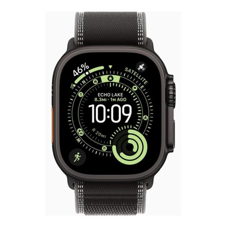 Smartwatch apple watch ultra 3 gps  cellular 49mm black titanium case  black - charcoal trail loop -  m - l