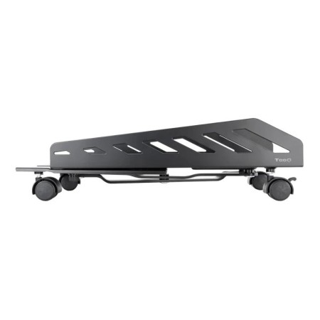 Soporte de suelo con ruedas tooq para cpu umcs0024 - b metalico carga maxima 25kg
