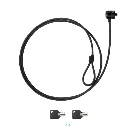 Cable de Seguridad para Portátiles TooQ TQCLKC0025-G/ 1.5m