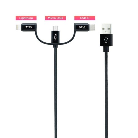 Nanocable Cable USB a USB-C/Micro USB/ Lighthning