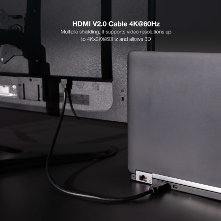 Nanocable HDMI V2.0 4K@60Hz 18Gbps A-M-A-M 1.5m