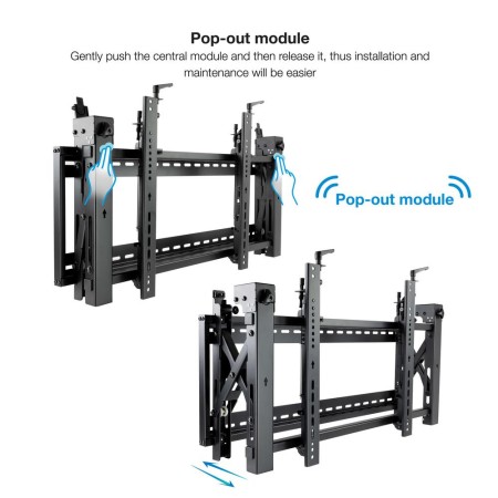 Soporte de pared tooq vesa hasta 70 pulgadas 800x400mm max 70kg