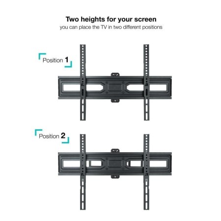 Soporte de Pared Giratorio/ Inclinable/ Nivelable TooQ LP7863TN-B para TV de 37-70″/ hasta 35kg