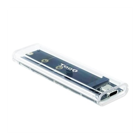 Caja Externa para Disco SSD M.2 NVMe TooQ TQE-2200/ USB 3.1 Gen2/ Sin tornillos