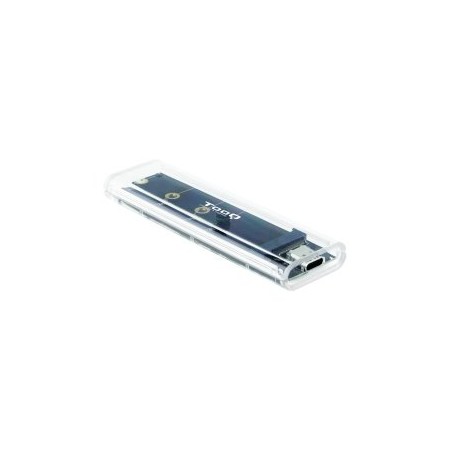 Caja Externa para Disco SSD M.2 NVMe TooQ TQE-2200/ USB 3.1 Gen2/ Sin tornillos