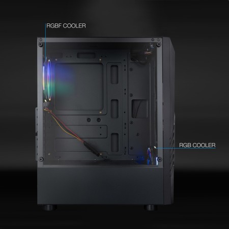 Tooq Caja Semitorre Gaming TQGCC102-B BIOHAZARD