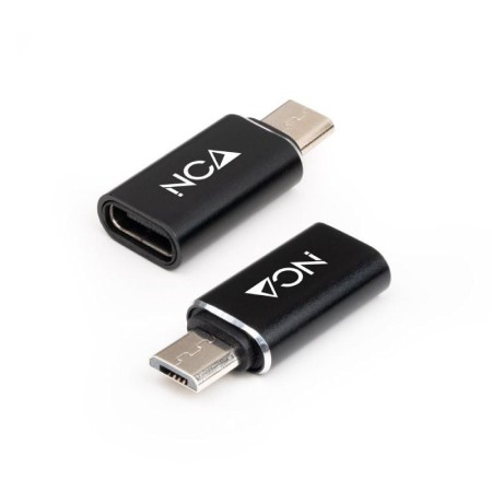 Nanocable Adaptador Micro USB/M a USB-C/H Aluminio
