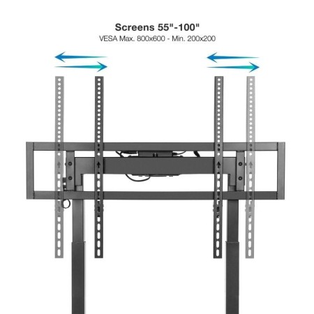 Tooq Soporte suelo ruedas eléctrico Lux 55″-100″