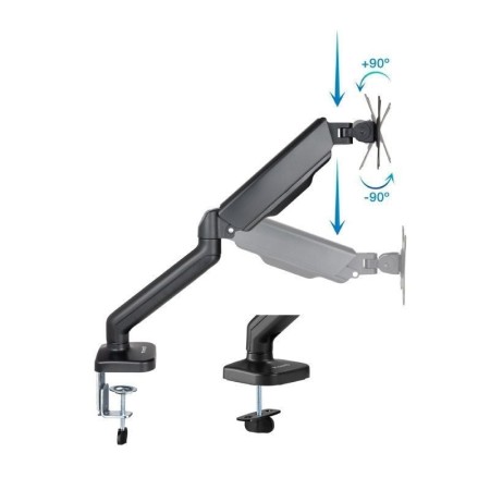Soporte de Mesa para Monitor TooQ DB5032TNR-B/ Giratorio/ Inclinable/ hasta 9kg