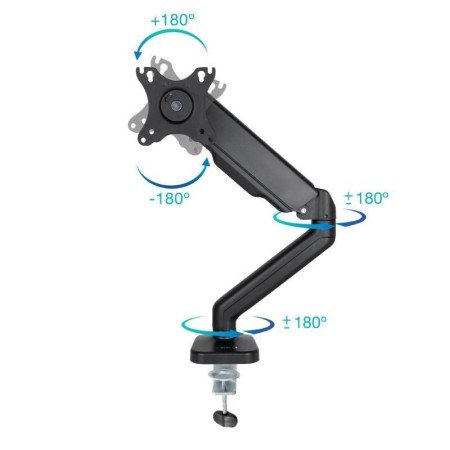 Soporte de Mesa para Monitor TooQ DB5032TNR-B/ Giratorio/ Inclinable/ hasta 9kg