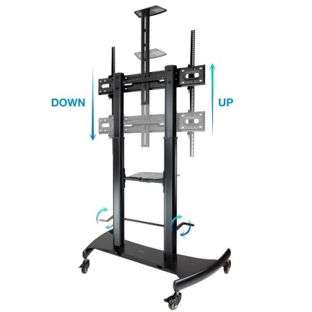 Soporte suelo con ruedas tooq hasta 100 pulgadas vesa 1000 x 600 max 100kg