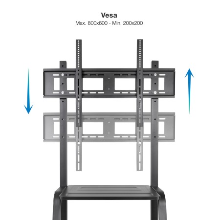 Tooq FS20101M-B Soporte suelo ruedas Coloso 37-100