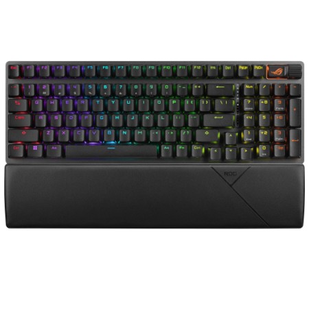 Teclado gaming asus rog strix scope ii 96 inalambrico rgb negro