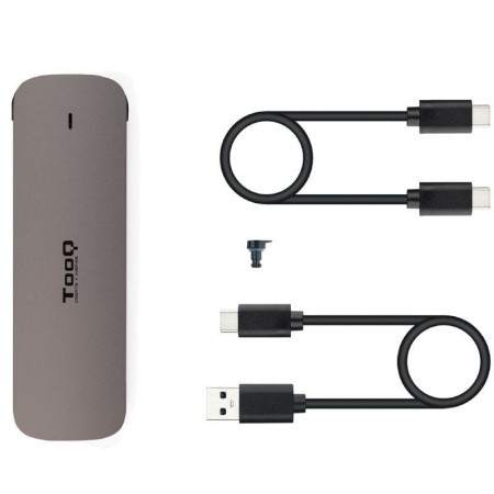 Caja Externa para Disco SSD M.2 TooQ TQE-2202BR/ USB 3.1 Gen1/ Sin tornillos