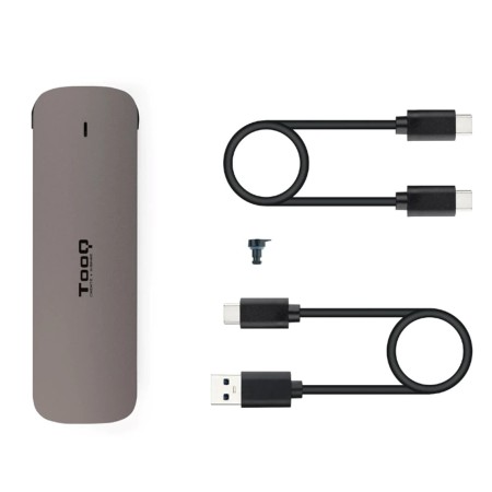 Caja Externa para Disco SSD M.2 TooQ TQE-2202BR/ USB 3.1 Gen1/ Sin tornillos